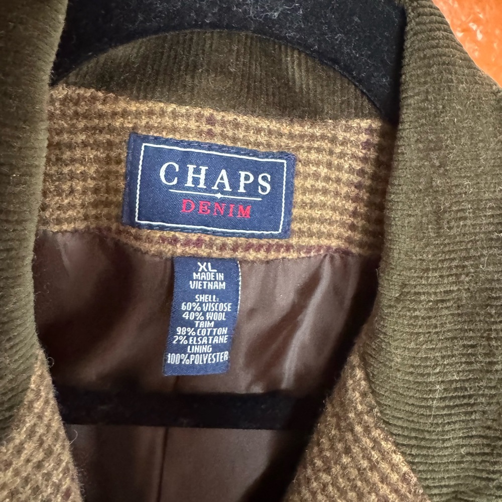 Classic Chaps XL Wool and Corduroy riding vest - Picture 15 of 15